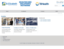 Tablet Screenshot of healthcaresolutionsnetwork.com